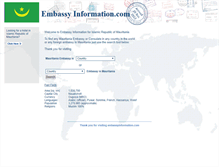 Tablet Screenshot of mr.embassyinformation.com