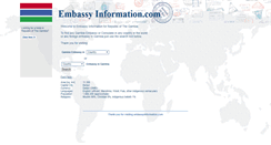 Desktop Screenshot of gm.embassyinformation.com