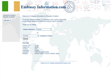 Tablet Screenshot of ie.embassyinformation.com