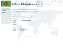 Tablet Screenshot of bd.embassyinformation.com