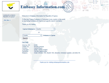 Tablet Screenshot of cy.embassyinformation.com