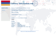 Tablet Screenshot of am.embassyinformation.com