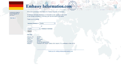 Desktop Screenshot of de.embassyinformation.com