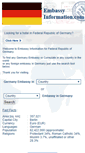 Mobile Screenshot of de.embassyinformation.com