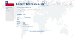 Desktop Screenshot of cl.embassyinformation.com
