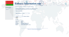 Desktop Screenshot of by.embassyinformation.com