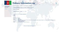 Desktop Screenshot of af.embassyinformation.com