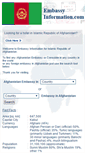 Mobile Screenshot of af.embassyinformation.com