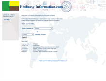 Tablet Screenshot of bj.embassyinformation.com