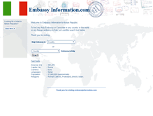 Tablet Screenshot of it.embassyinformation.com