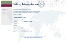 Tablet Screenshot of co.embassyinformation.com