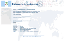 Tablet Screenshot of gt.embassyinformation.com