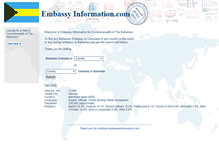 Tablet Screenshot of bs.embassyinformation.com