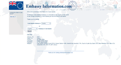 Desktop Screenshot of ck.embassyinformation.com