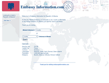 Tablet Screenshot of al.embassyinformation.com