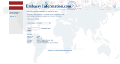 Desktop Screenshot of lv.embassyinformation.com