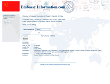 Tablet Screenshot of cn.embassyinformation.com
