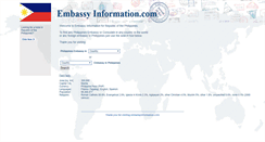 Desktop Screenshot of ph.embassyinformation.com