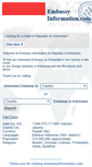 Mobile Screenshot of id.embassyinformation.com
