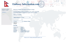 Tablet Screenshot of np.embassyinformation.com