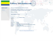 Tablet Screenshot of ga.embassyinformation.com