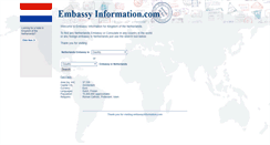 Desktop Screenshot of nl.embassyinformation.com