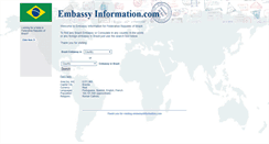 Desktop Screenshot of br.embassyinformation.com