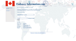 Desktop Screenshot of ca.embassyinformation.com