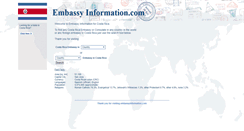 Desktop Screenshot of cr.embassyinformation.com