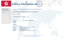 Tablet Screenshot of hk.embassyinformation.com