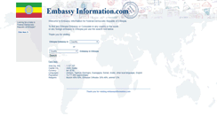 Desktop Screenshot of et.embassyinformation.com