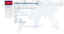 Desktop Screenshot of kh.embassyinformation.com