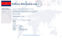 Tablet Screenshot of kh.embassyinformation.com