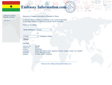 Tablet Screenshot of gh.embassyinformation.com