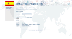 Desktop Screenshot of es.embassyinformation.com