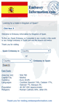 Mobile Screenshot of es.embassyinformation.com