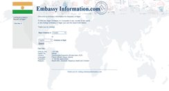 Desktop Screenshot of ne.embassyinformation.com