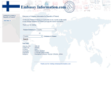 Tablet Screenshot of fi.embassyinformation.com